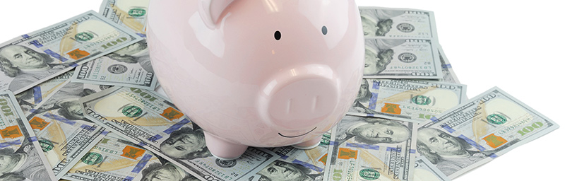 Money Market Savings Piggy Bank